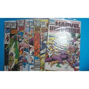 Official Handbook of the Marvel Universe (1983) Lot of 8